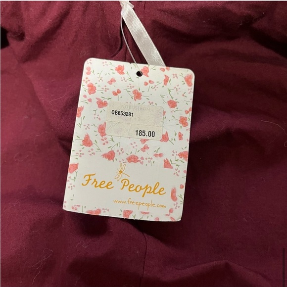 NWT Free People Slouchy Corduroy Dolman Moto
Jacket Merlot Red size Small - Picture 13 of 16